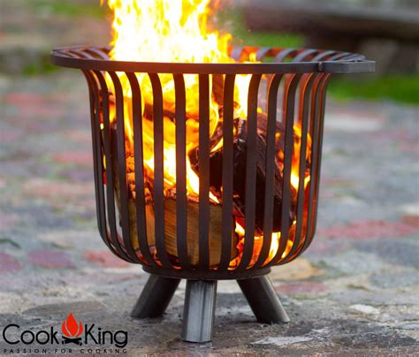 outdoor fire basket